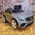 Mercedes Benz Electric Car Grey - ელექტრო მანქანა კაუჩუკის საბურავებით