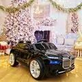 BMW Electric Car Painting Black - ელექტრო მანქანა კაუჩუკის საბურავებით