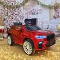 BMW X8 Painting Red - ელექტრო მანქანა კაუჩუკის საბურავებით