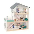 Tooky Toy Doll House TH919 - ხის სათამაშო სახლი