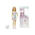 Barbie Ice Cream Shop Playset - ბარბის თოჯინა აქსესუარებით