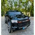 Electric Jeep Toyota Painted Black - ელექტრო მანქანა კაუჩუკის საბურავებით