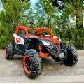 RC Racing Super Car Orange - ელექტრო მანქანა კაუჩუკის საბურავებით