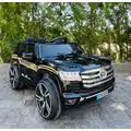 Electric Jeep Toyota Painted Black - ელექტრო მანქანა კაუჩუკის საბურავებით