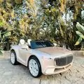 Electric Car Painted Golden - ელექტრო მანქანა კაუჩუკის საბურავებით