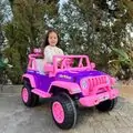 Barbie Jeep Car Pink - ელექტრო მანქანა