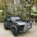 Electric Jeep Lexus Painted Black - ელექტრო მანქანა კაუჩუკის საბურავებით