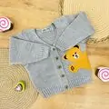 Funny Bear Knitted Jacket - საბავშვო ნაქსოვი მოსაცმელი