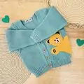 Funny Bear Knitted Jacket - საბავშვო ნაქსოვი მოსაცმელი