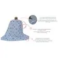 Yuar Baby Nursing Cover Muslin Grey Little საბავშვო წინსაფარი