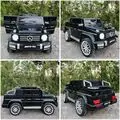 Mercedes Benz Jeep Car Painting Black - ელექტრო მანქანა კაუჩუკის საბურავებით
