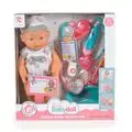 Tutu Love Doll with stetoscope with sound Hippo 30 cm სათამაშო თოჯინა