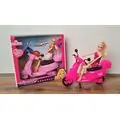 Beauty girl with motorcycle King Toys-ის თოჯინა  მოპედით