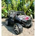 Big Electric Car Painted Black - ელექტრო მანქანა კაუჩუკის საბურავებით