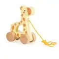 Tooky Toy Pull Along Giraffe TJ009 - ხის განსავითარებელი სათამაშო ჟირაფი