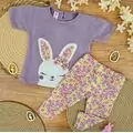 Pretty Rabbit 2 In 1 Set - ჩვილის სამოსის ნაკრები
