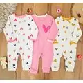 Colorful Hearts Rompers - ჩვილის რომპერები