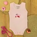 Cute Pink Seal Bodysuit - ჩვილის ბოდე