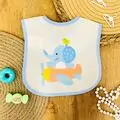 Bobix Elephant In A Helicopter Baby Bib Blue - საბავშვო წინსაფარი