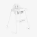 KikkaBoo Jammy White საკვები სკამ-მაგიდა