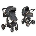 Cangaroo Alma Black საბავშვო ტრანსფორმერი ეტლი