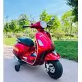 Vintage Vespa Painting Red - ელექტრო სკუტერი