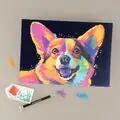 Colorful Dog Diamantiny - თვლებით ხატვა