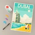 Dubai City Diamantiny - თვლებით ხატვა