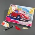 Red Car Diamantiny - თვლებით ხატვა
