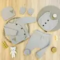 Classic 5 In 1 Set Grey - ჩვილის სამოსის ნაკრები