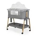 Cangaroo Baby Crib Adoro Grey ახალშობილის საწოლი