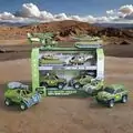 Military Functional Vehicles Set With Music And Light - სათამაშო სამხედრო მანქანის ნაკრები