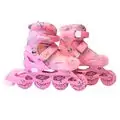 Space Inline Roller Skates With Light M/35-38/ - როლიკები
