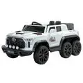 Toyota Jeep White - ელექტრო მანქანა კაუჩუკის საბურავებით