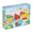 Dede 04006 Soft Large Blocks 24 Pcs  - საბავშვო სათამაშო კუბიკები