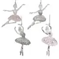Glittered Ballerina Hanging Decoration - ნაძვის ხის სათამაშო