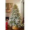 Christmas Tree With Lights 225 CM Snow-Covered - საახალწლო ნაძვის ხე დათოვლილი ტოტებით და განათებით
