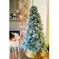 Christmas Tree 210 CM PE+PVC Snow-Covered - დათოვლილი ნაძვის ხე შერეული სილიკონის წიწვებით