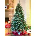 Christmas Tree 180 CM With Snow-Covered Branches, Pine Cones And Berries - ნაძვის ხე დათოვლილი ბოლოებით, გირჩით და კენკრით