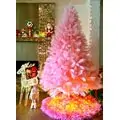 Pink Feather Christmas Tree 210 CM - ნაძვის ხე ბუმბულის წიწვებით