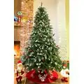 Christmas Tree  210 CM With Snow-Covered Branches, Pine Cones And Berries - ნაძვის ხე დათოვლილი ბოლოებით, გირჩით და კენკრით