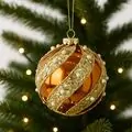 Gold Ball Hanging Decoration - ნაძვის ხის სათამაშო