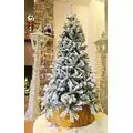 Christmas Tree 180 CM Snow-Covered საახალწლო ნაძვის ხე დათოვლილი ტოტებით