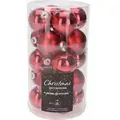 Red Xmas 6CM Ball Hanging Decoration - ნაძვის ხის სათამაშო