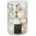 Champange 8CM Xmas Ball Hanging Decoration - ნაძვის ხის სათამაშო