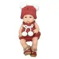 Baby So Lovely Doll  With Pompon Hat Red - საბავშვო სათამაშო თოჯინა  ქუდით