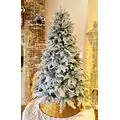 Christmas Tree 180 CM With Pine Cones And Snow-Covered დათოვლილი ნაძვის ხე შერეული სილიკონის ტოტებით და გირჩით