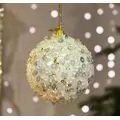 Glittered Christmas Ball Hanging Decoration - ნაძვის ხის სათამაშო