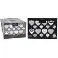 Silver Heart Christmas Hanging Decoration - ნაძვის ხის სათამაშო