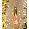 Pink Champagne Christmas Hanging Decoration - ნაძვის ხის სათამაშო